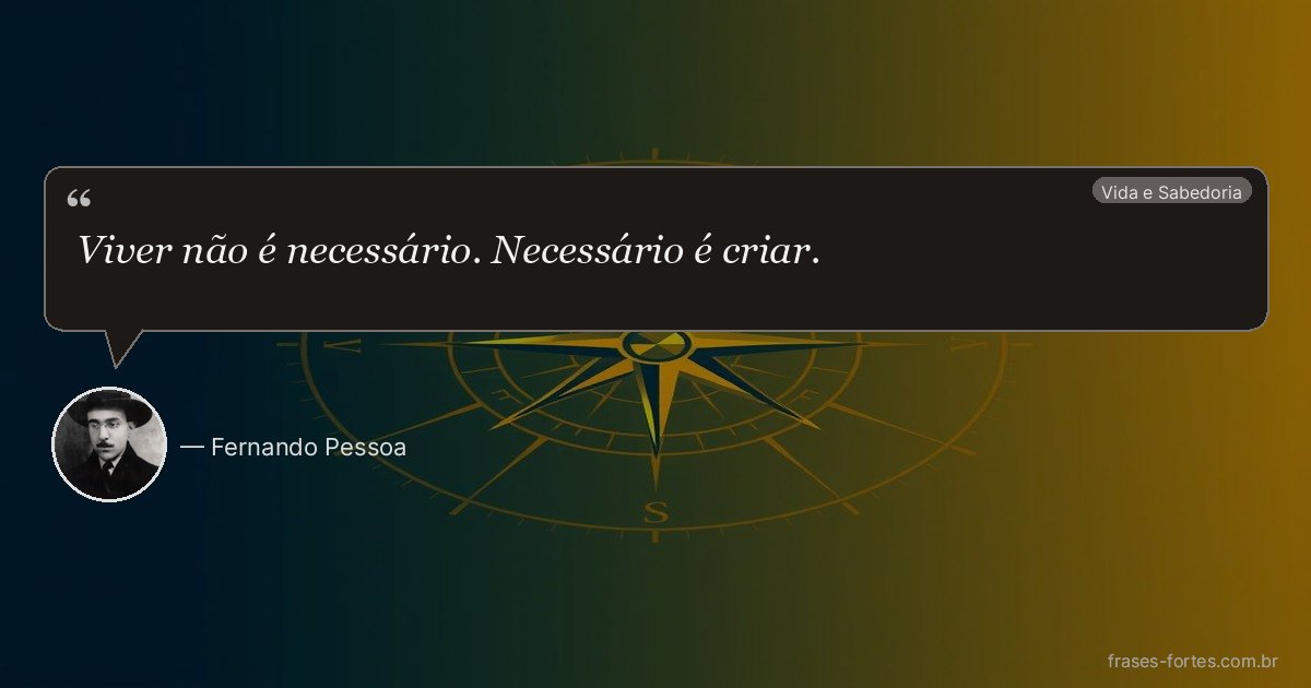 Frase de Fernando Pessoa