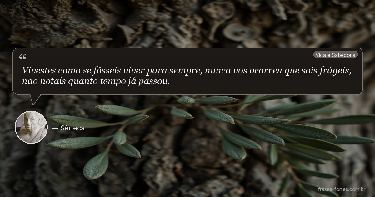 Frase de Sêneca