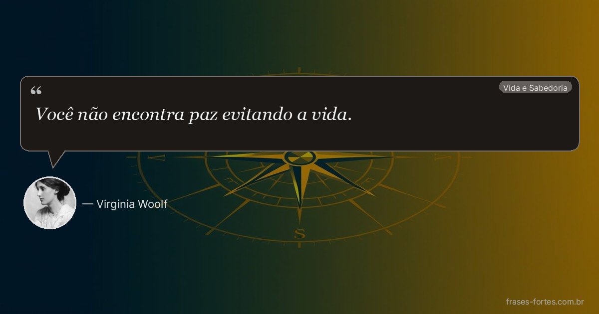 Frase de Virginia Woolf