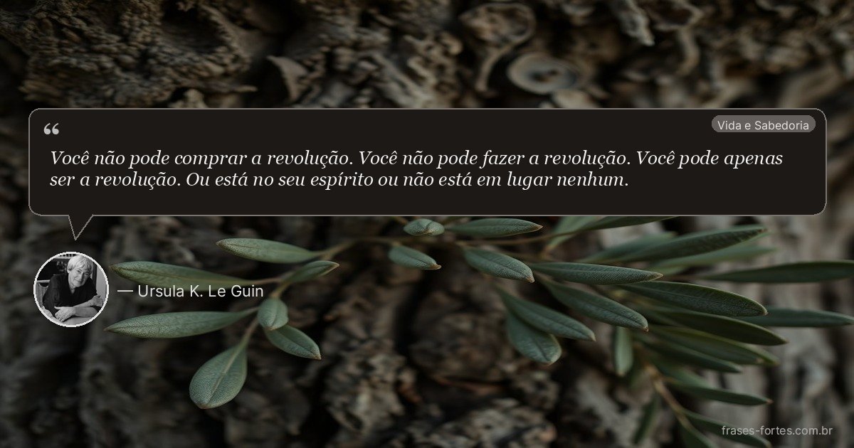 Frase de Ursula K. Le Guin