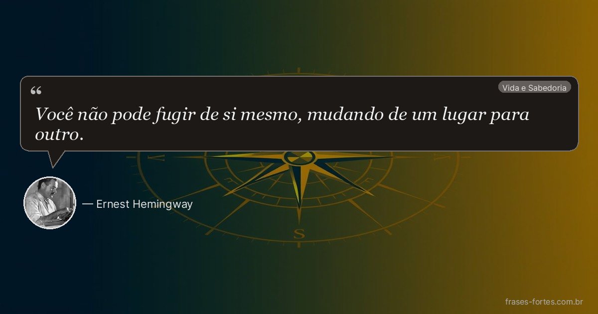 Frase de Ernest Hemingway