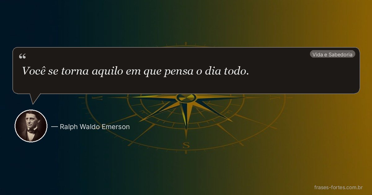 Frase de Ralph Waldo Emerson