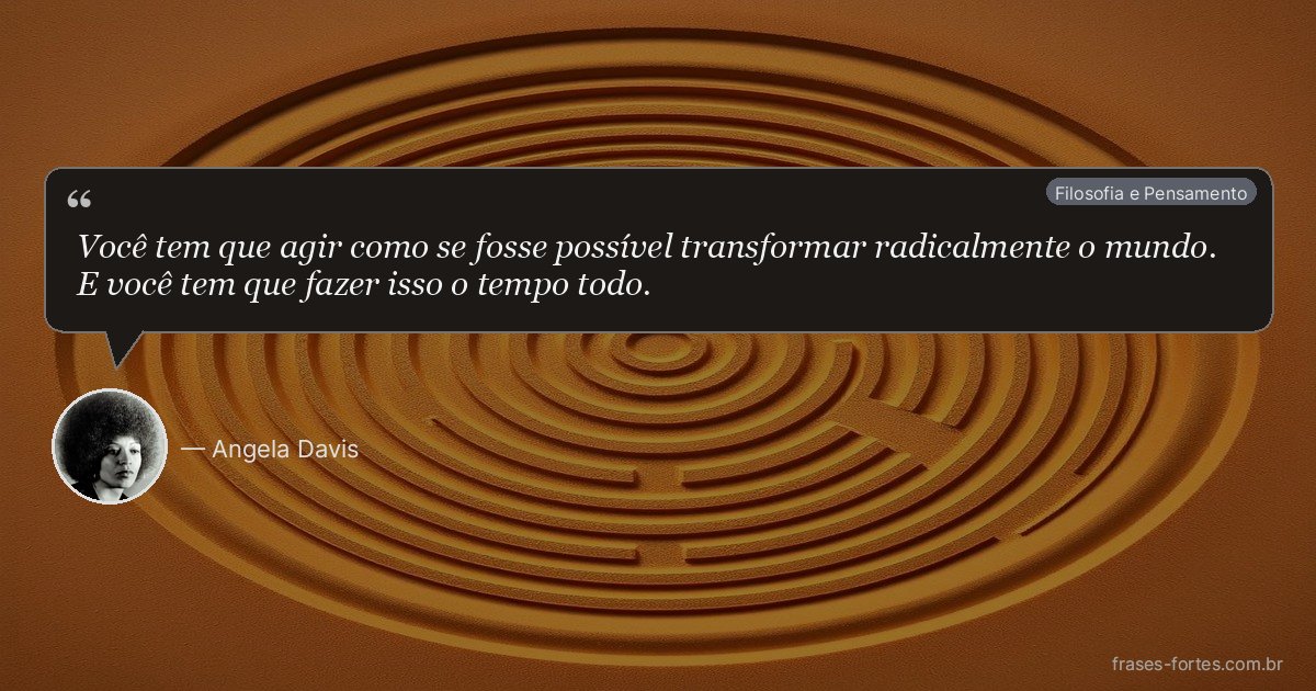 Frase de Angela Davis