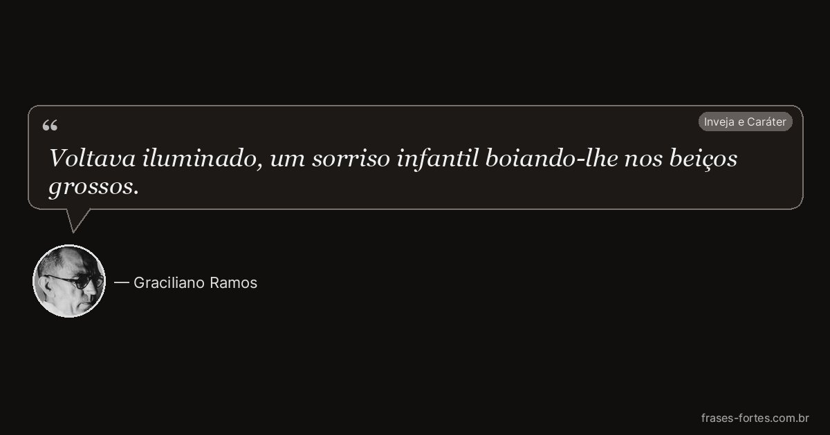 Frase de Graciliano Ramos
